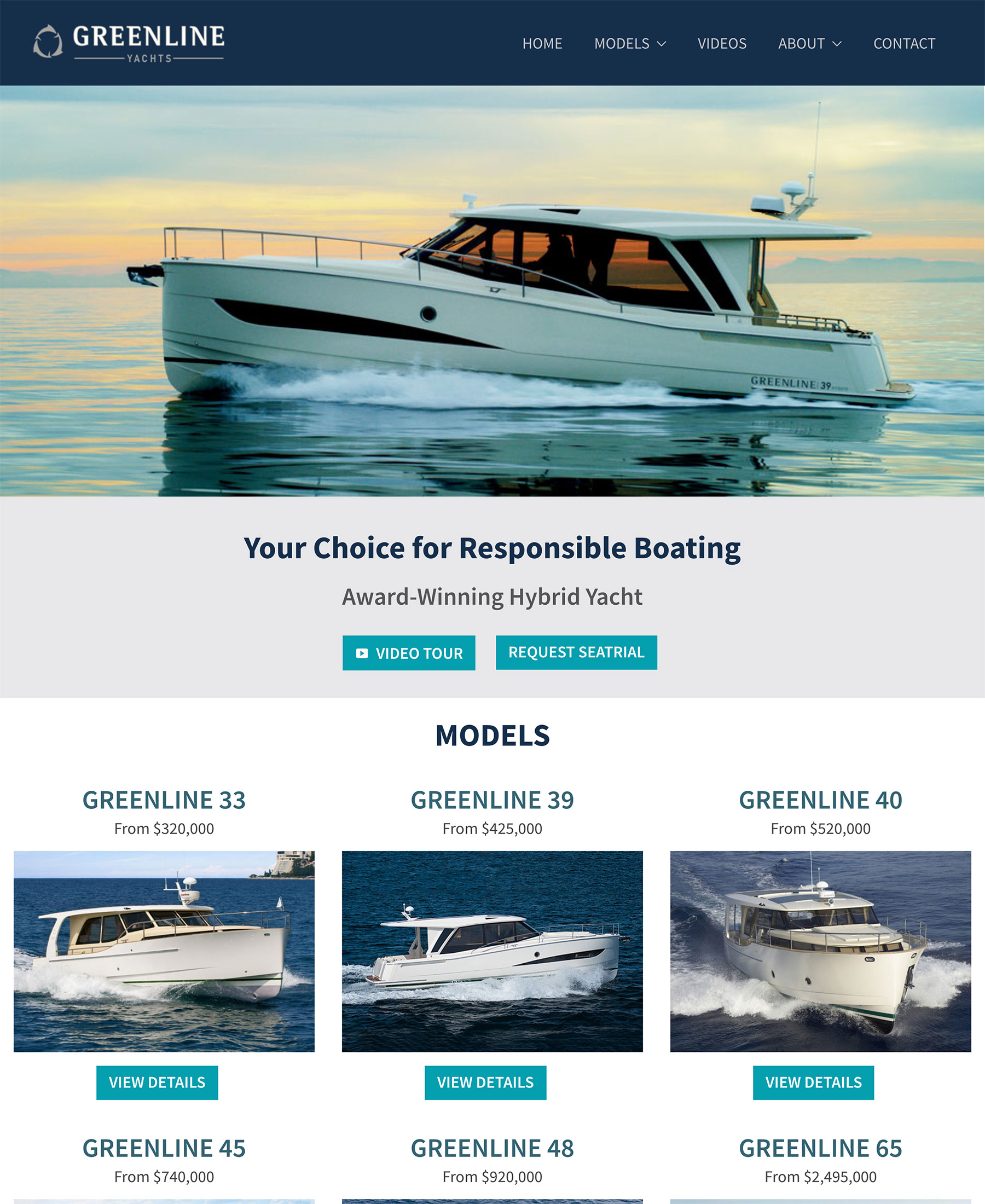 Greenline Hybrid Greenline Hybrid Yachts Website